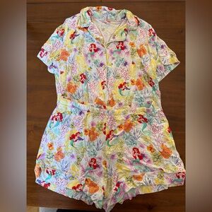 Posh Peanut Colorful Mermaid Woman’s  Pajama Set